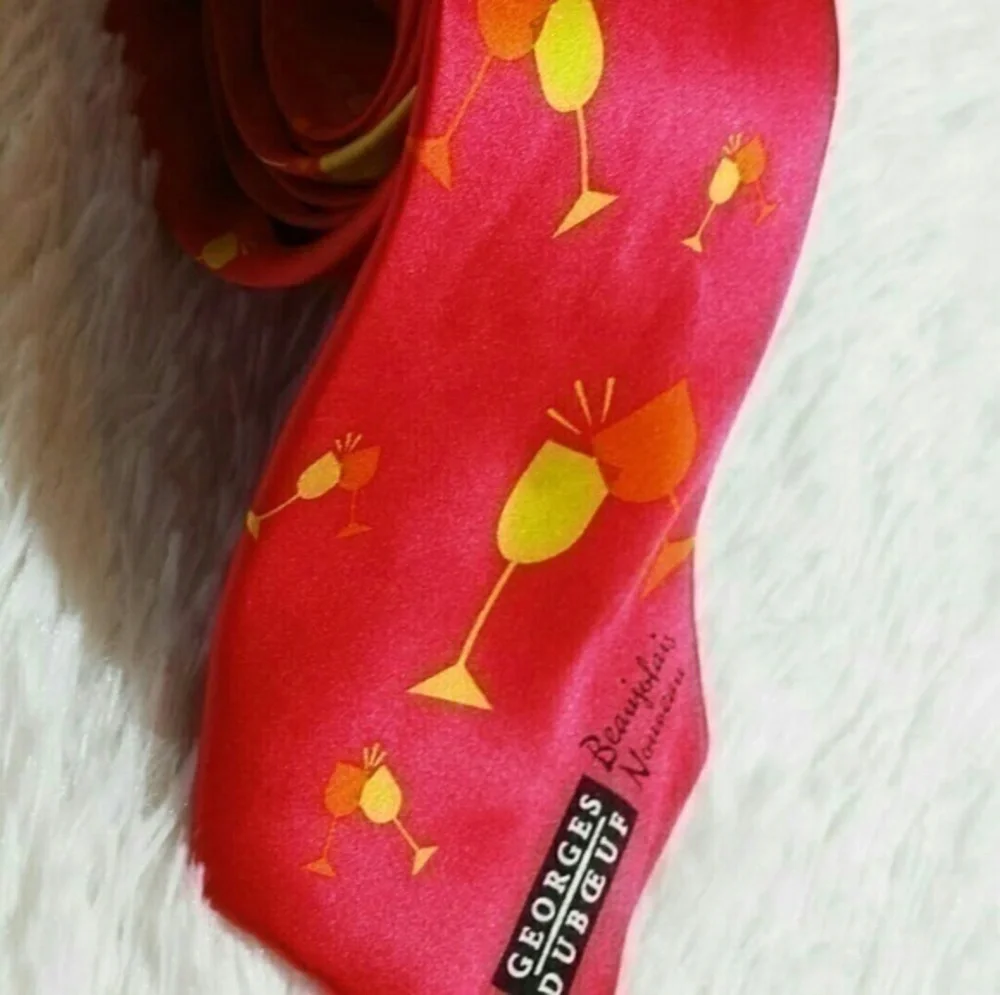 Georges Duboeuf Beaujolais Noveau Silk Neck Tie